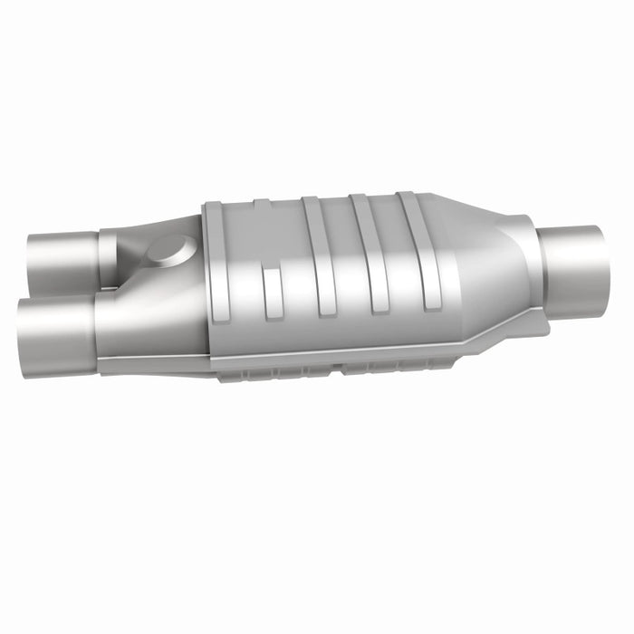 MagnaFlow Universal Catalytic Converter 2inch Inlet/2.5inch Outlet Dual/Single Oval Shape