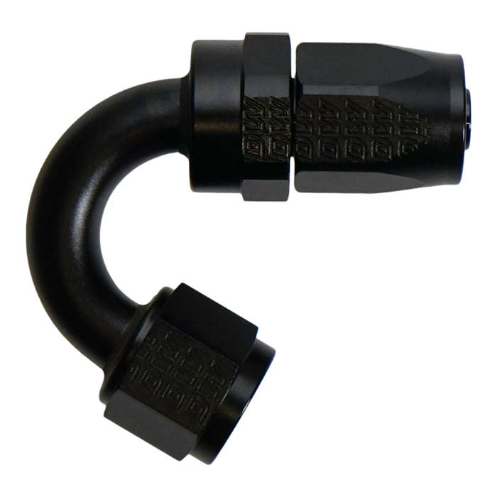 DeatschWerks 8AN Female Flare Swivel 150-degree Hose End CPE