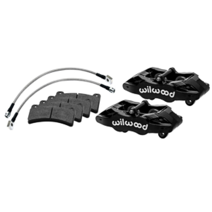 Wilwood 97-04 Corvette C5 All/05-13 C6 Base Models DPC56 Rear Caliper Kit - Black