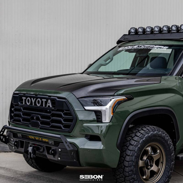Seibon 22-23 Toyota Tundra OE Style Carbon Fiber Hood