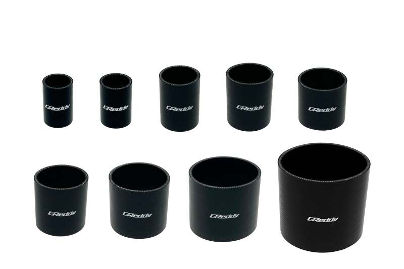 GReddy 50mm x 70mm Silicone Straight Hose - Black