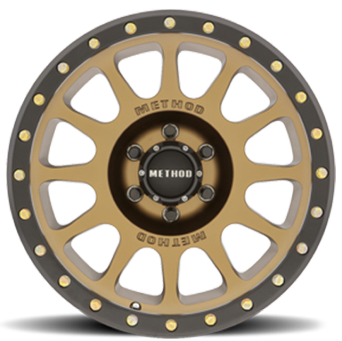 Method MR305 17x8.5 25mm Offset 6x120 83mm Centerbore Method Bronze - Matte Black