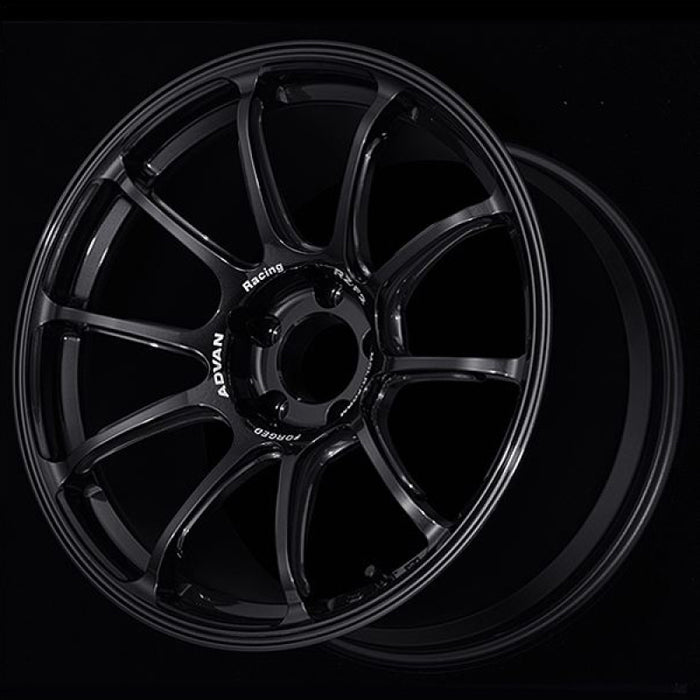Advan RZ-F2 18X8.5 +44 5x112 Racing Titanium Black Wheel
