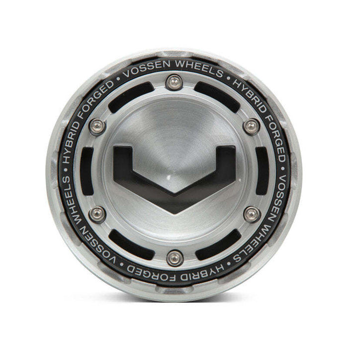 Vossen Billet Modular Cap - Small - Brushed w/ Grey Insert