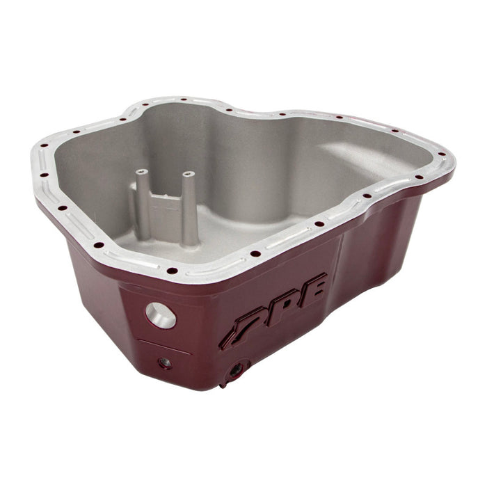 Wehrli 11-16 GM Duramax WCFab X PPE High Capacity Aluminum Oil Pan - Bronze Chrome
