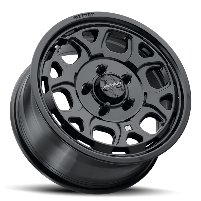 Method MR416 Bead Grip 15x7 / 6x5.5 / 74mm Offset / 78.30mm CB - Gloss Black Wheel