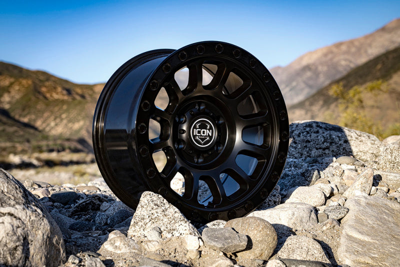 ICON Hulse 18x9 8x180 12mm Offset 5.5in BS Double Black