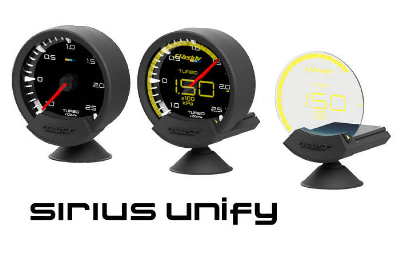 GReddy Sirius Unify Oil Pressure Gauge Set (Sirius Meter w/Oil Press Sensor Set & Vision Disp)