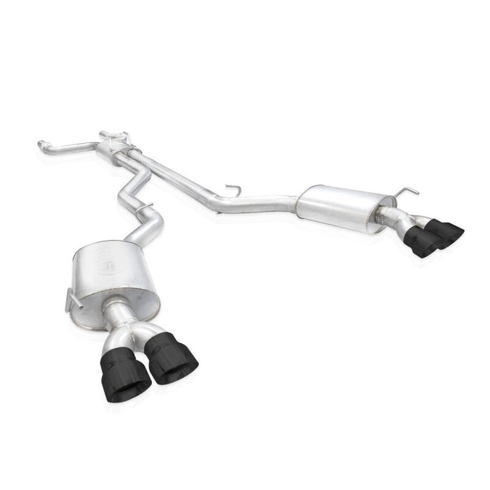 Stainless Works 20-24 Ford Explorer Catback - Black Tips