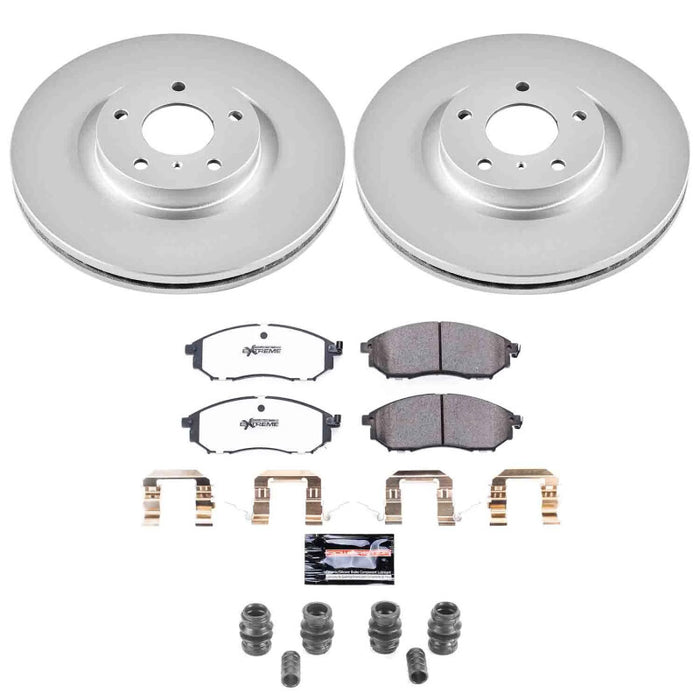 Power Stop 08-12 Infiniti EX35 Front Z26 Coated Brake Kit
