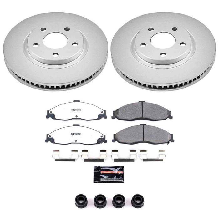 Power Stop 98-02 Chevrolet Camaro Front Z26 Coated Brake Kit