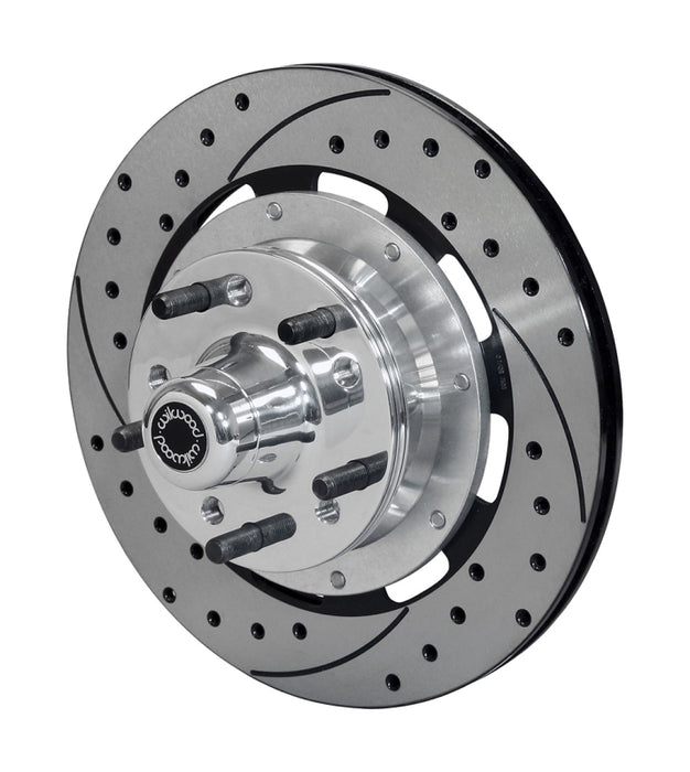 Wilwood kit hub granada 75-80 polish hub 12.19 rotor vented drilled
