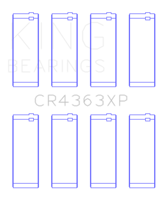King Engine Bearings Gm 134 DOHC Ecotec 2.2L (Size STDX) Connecting Rod Bearing Set