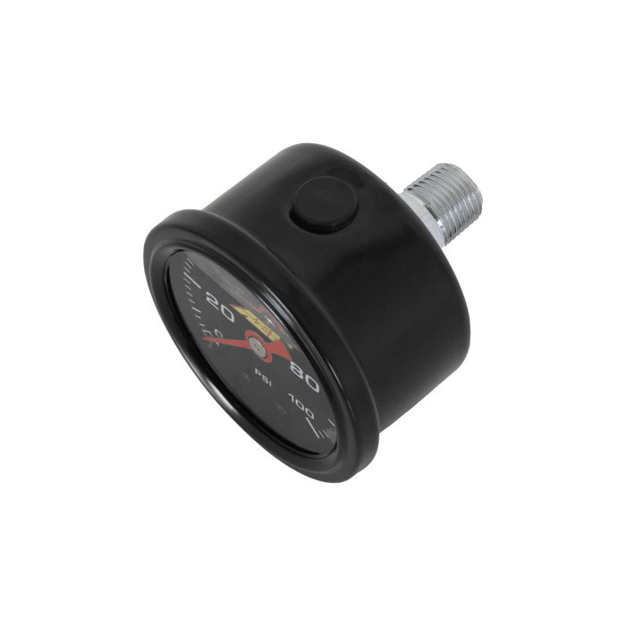 AEM 0-100 PSI Liquid Filled Mechanical Pressure Gauge - 1/8 NPT
