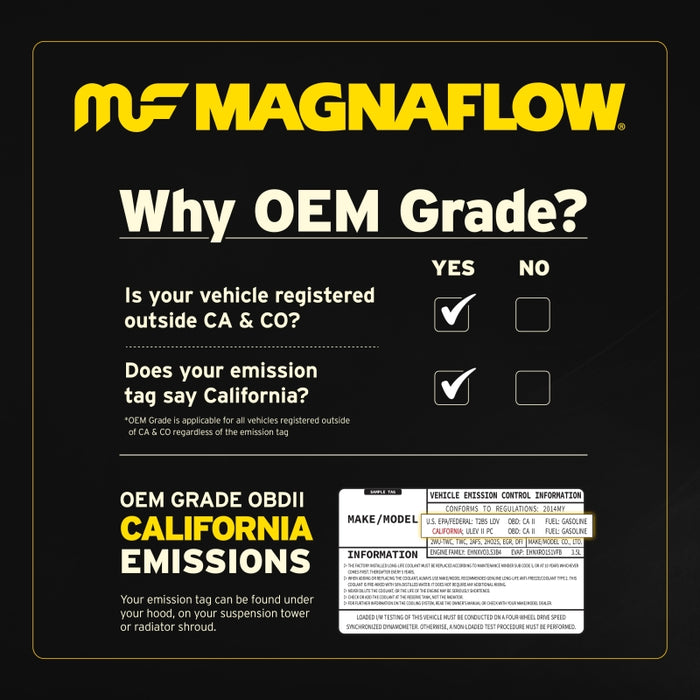 MagnaFlow Conv Univ 2.50inch C/A