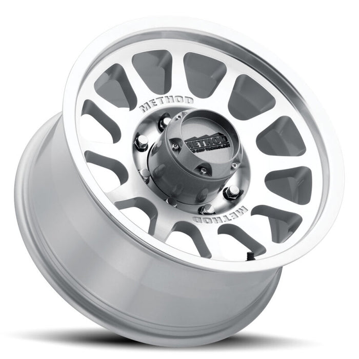 Method MR703 Bead Grip 18x9 12mm Offset 8x180 130.81mm CB - Machined Clear Coat