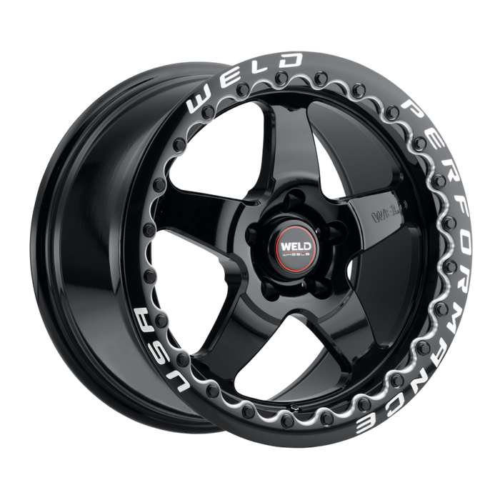 Weld S905 17x10 Ventura Beadlock 5x114.3 ET49 BS7.42 Gloss Black 78,1