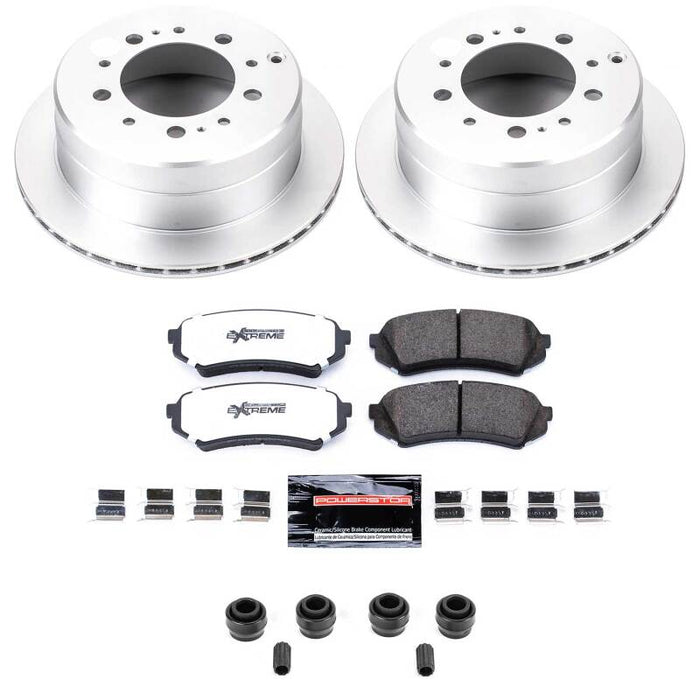 Power Stop 98-07 Lexus LX470 Rear Z36 Coated Truck & Tow Brake Kit