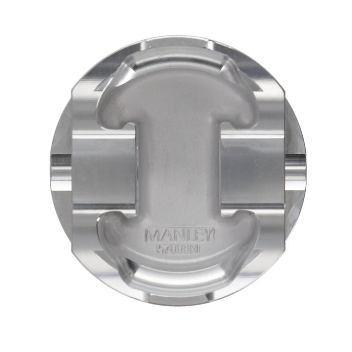 Manley Ford 3.7L Cyclone V6 3.76in Bore 9.5:1 Comp Ratio -5.0cc Dish Platinum Piston - Single