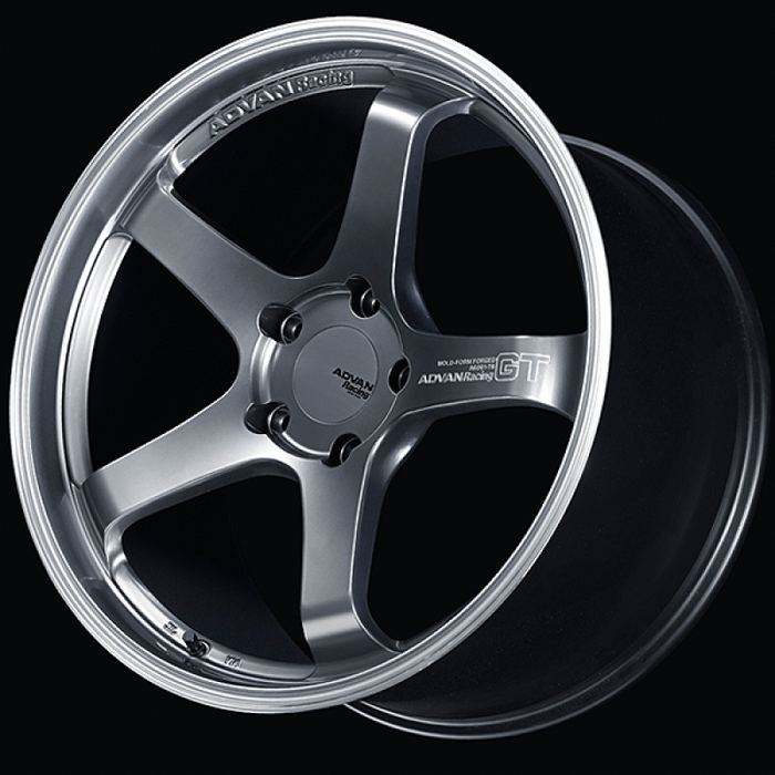 Advan GT for Porsche 20x10.0 / +40 Offset / 5x130 / Machining and Hyper Platinum Black