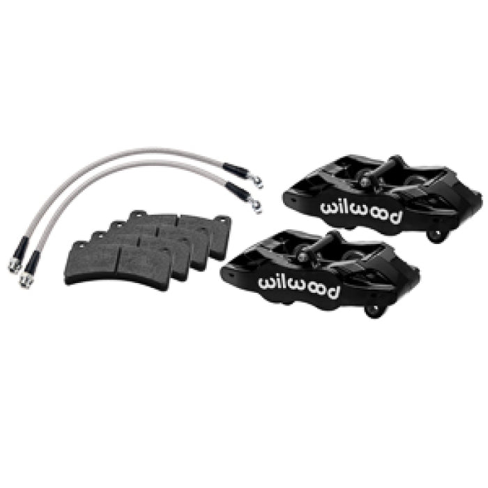 Wilwood 05-13 Corvette C6 Base Models DPC56 Rear Caliper Kit - Black