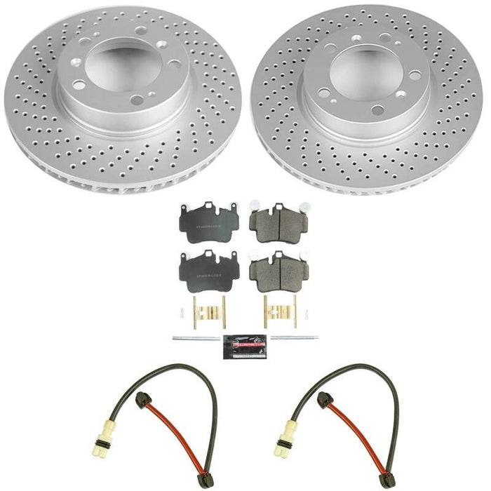 Power Stop 2005 Porsche 911 Front Z23 Coated Brake Kit