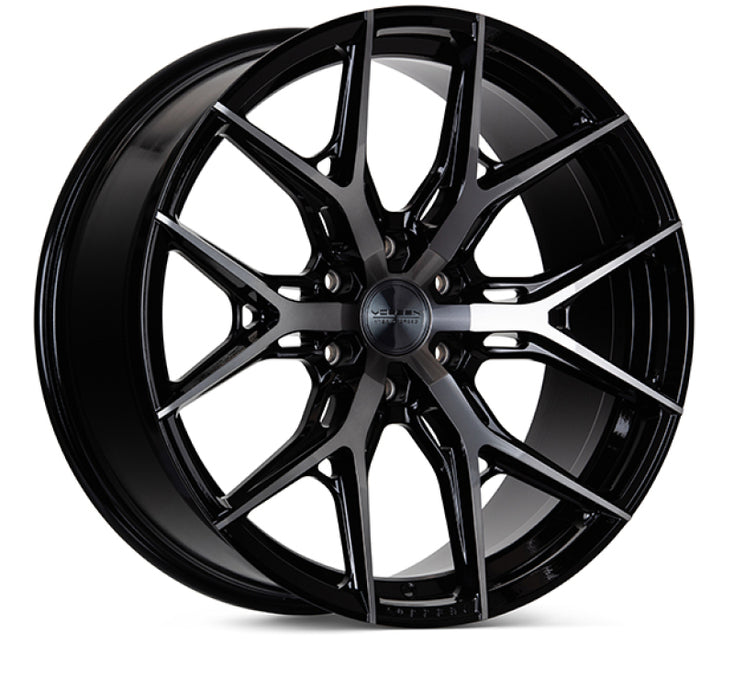 Vossen HF6-4 17x8.5 - 6x130 - ET35 - Mid - 84.1 - Tinted Gloss Black Wheel