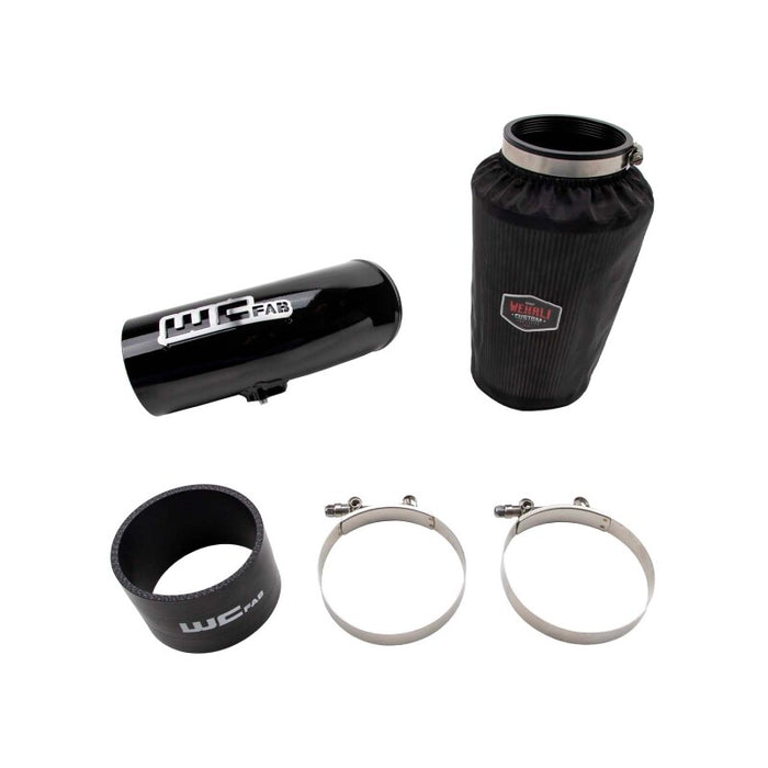 Wehrli Cummins 2nd Gen Swap 4in. Intake Kit - Gun Metal