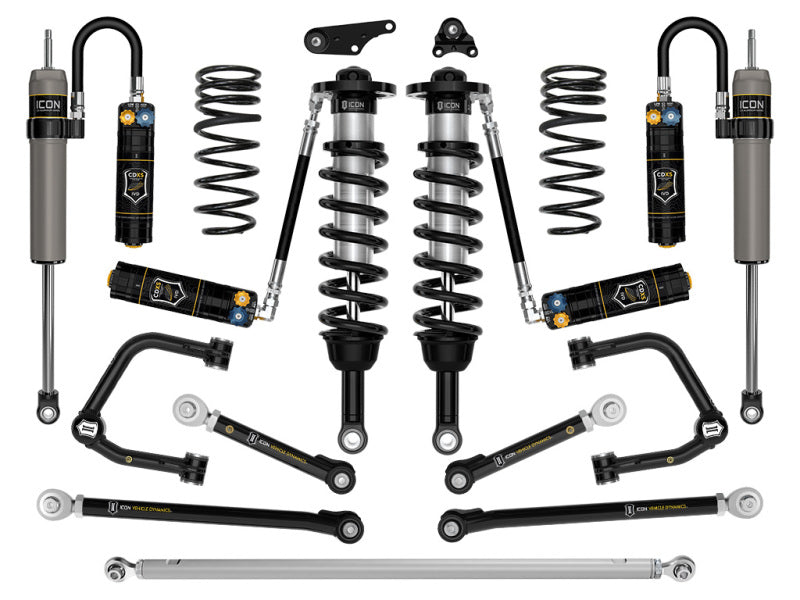 ICON 24 Tacoma 1.25-3in Stage 12 Suspension System Tubular Overland Rear Coils