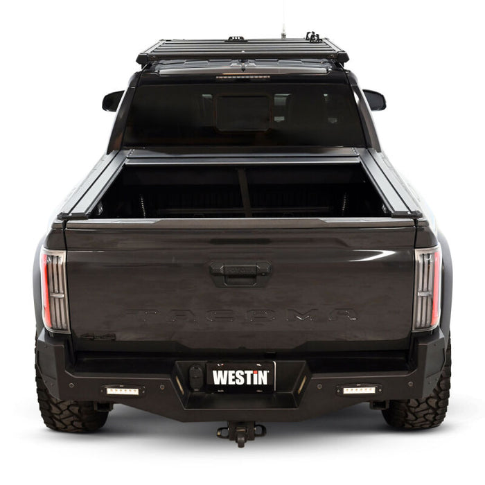 Westin 24-26 Toyota Tacoma 5ft Bed Manual Retractable Tonneau Cover - Black