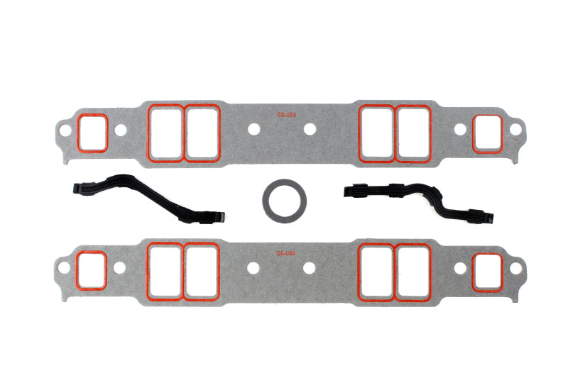 Cometic Chevy Gen1 SB V8 .060in Fiber w/ Silicone Bead Intake Mani Gasket Kit-2.00in x 1.25in Port