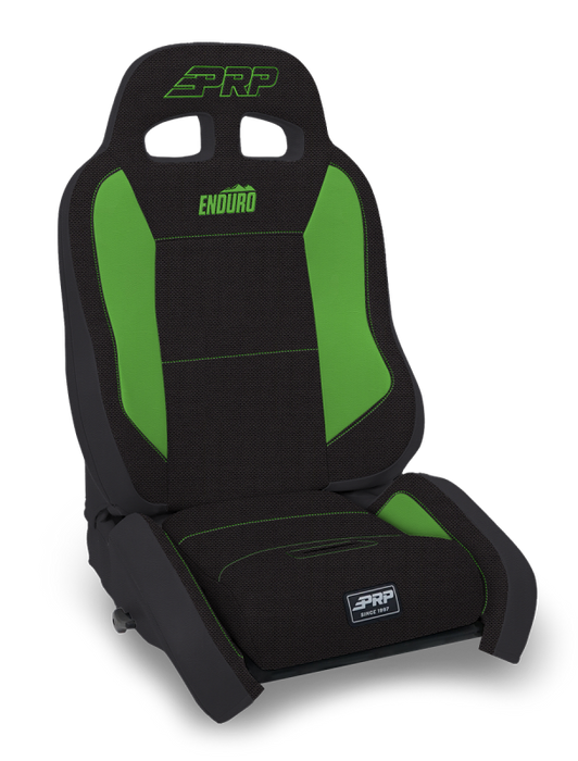 PRP EnduroCrawl Reclining Suspension Seat - Black/Green Tweed - Driver