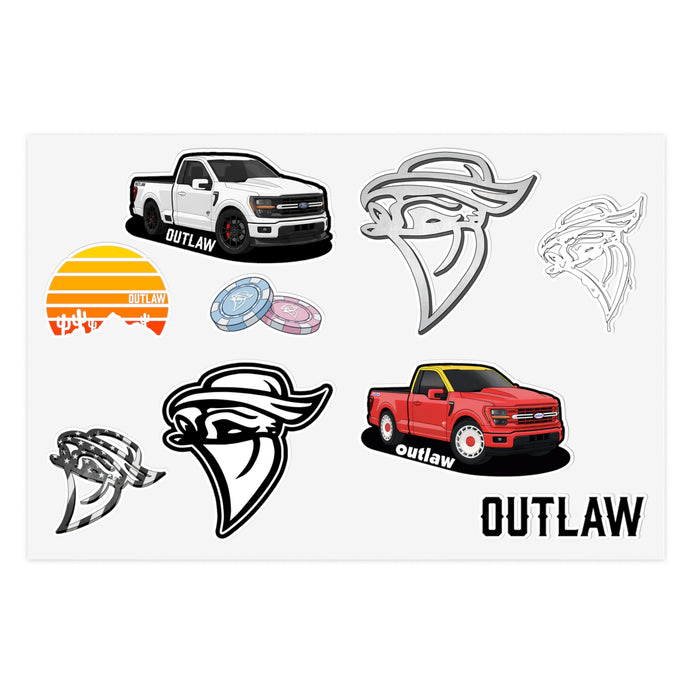 Outlaw Sticker Sheet