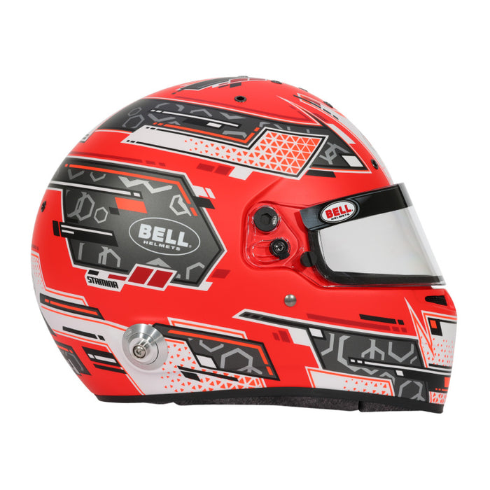 Bell Helmet Rs7 Stamina Anthracite/Aquamarine (Hans) 54(6 3/4) Fia8859-2024/Sa2025