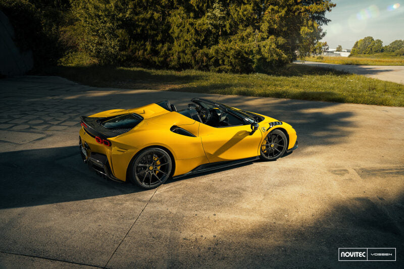 Vossen x Novitec NF10 21x12in - 5x114.3 BP - ET20 - Gloss Black Ferrari SF90 Rear Wheel