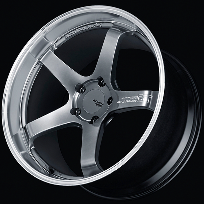 Advan GT for Porsche 21x12.5 / +44 Offset / CL-CL / Machining & Hyper Platinum Black