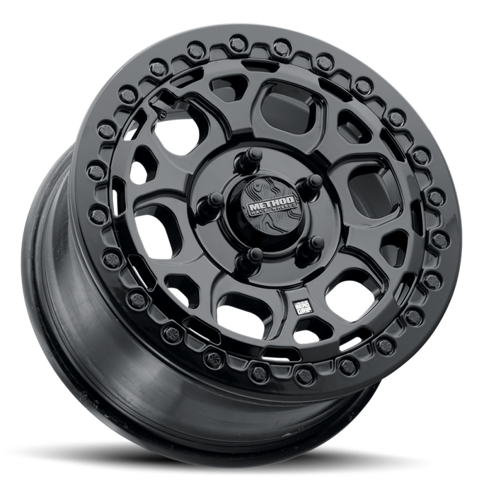 Method MR416 Beadlock 15x7 / 5x4.5 / 55mm Offset / 68.00mm Bore - Gloss Black Wheel