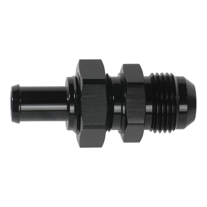 DeatschWerks 10AN Male Flare Bulkhead to 1/2in Hose Barb Straight