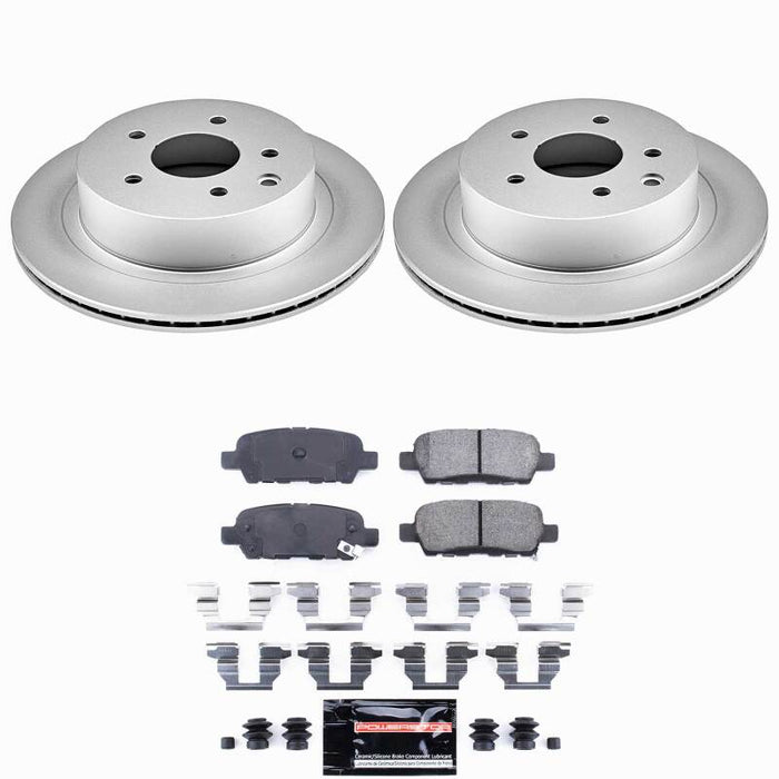 Power Stop 03-05 Infiniti G35 Rear Z23 Coated Brake Kit