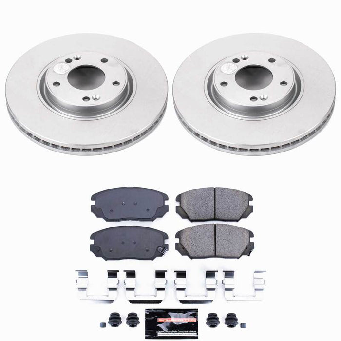 Power Stop 06-11 Hyundai Azera Front Z23 Coated Brake Kit