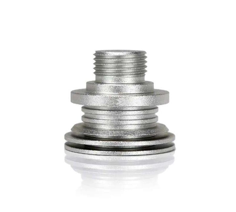 NRG Shift Boot Retainer- Works with SK-350,450,480, 800 & Heat Sink Shift knobs (m18x1.5)- Silver