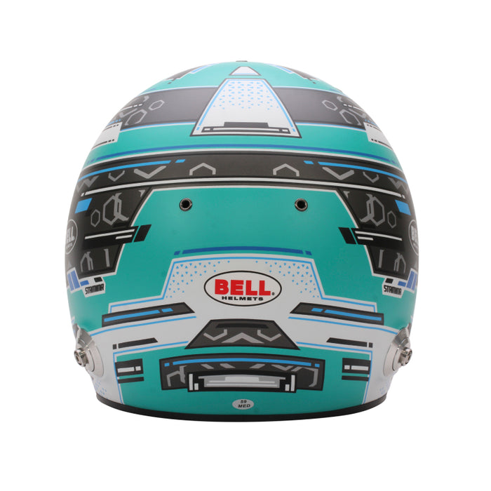 Bell Helmet Rs7 Stamina Anthracite/Aquamarine (Hans) 58(7 1/4) Fia8859-2024/Sa2025