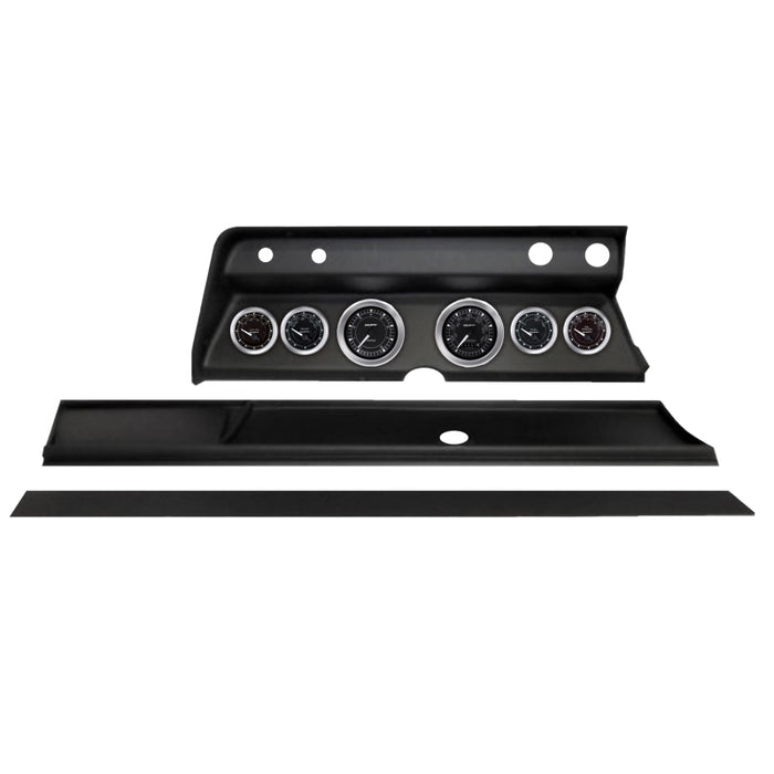 Autometer Chrono Direct Fit Dash Kit 1966 Chevy Chevelle (2 x 3-3/8in. / 4 x 2-1/16in.)