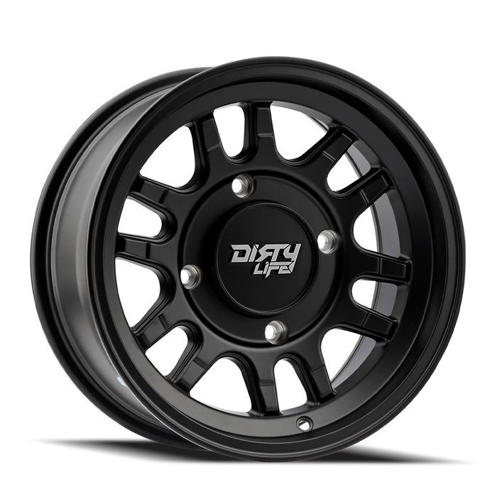 Dirty Life 9310s Canyon Sport SXS 14x7 / BLANK BP / 13mm Offset / 106.25mm Hub Matte Black Wheel