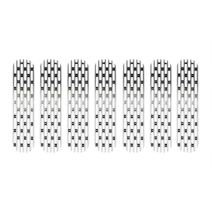 DV8 Offroad 2007-2018 Jeep JK Polished Grille Inserts