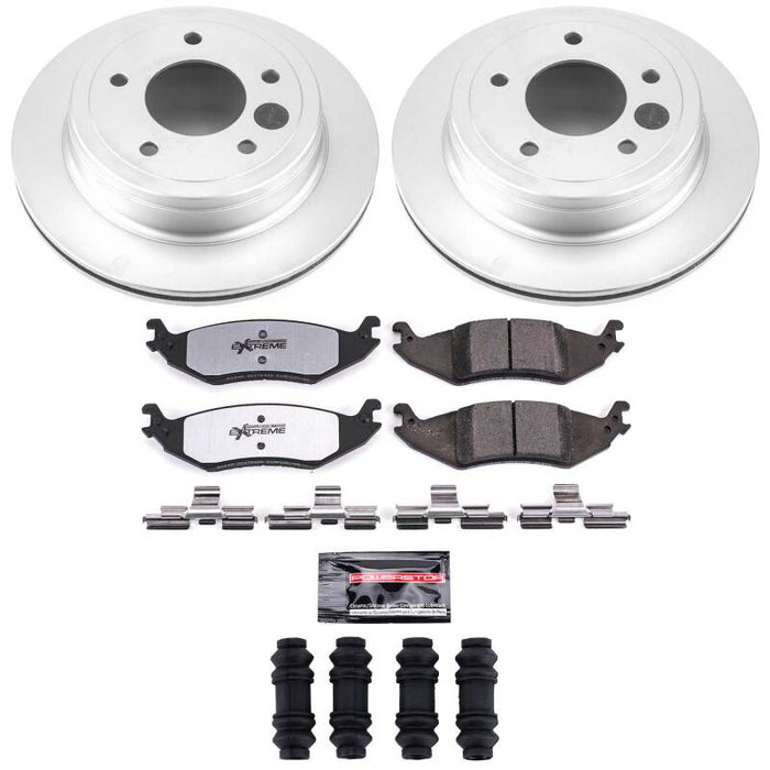 Power Stop 04-06 Ford E-150 Rear Z36 Coated Truck & Tow Brake Kit
