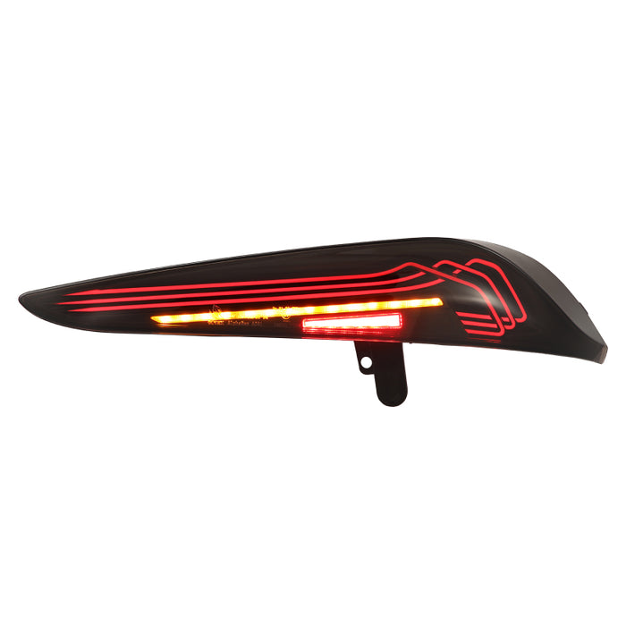 AlphaRex 20-24 Toyota Supra LUXX-Series Laser Style LED Tail Lights Alpha-Black