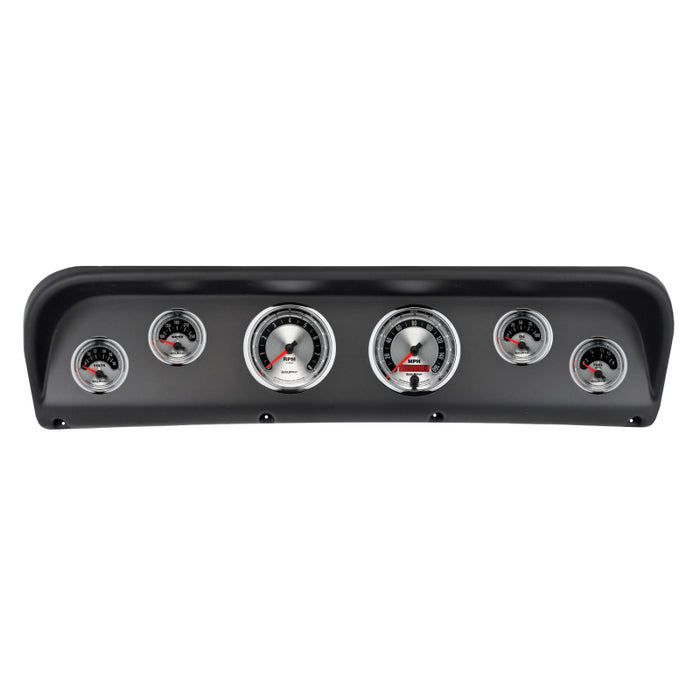 Autometer American Muscle Direct Fit Dash Kit 67-72 Ford F100 (2 x 3-3/8in. / 4 x 2-1/16in.)