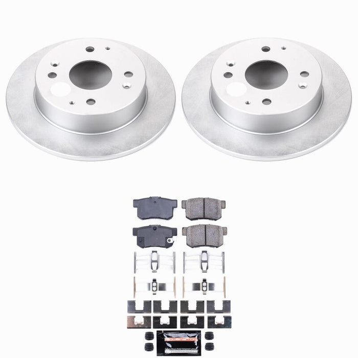 Power Stop 98-99 Acura CL Rear Z23 Coated Brake Kit