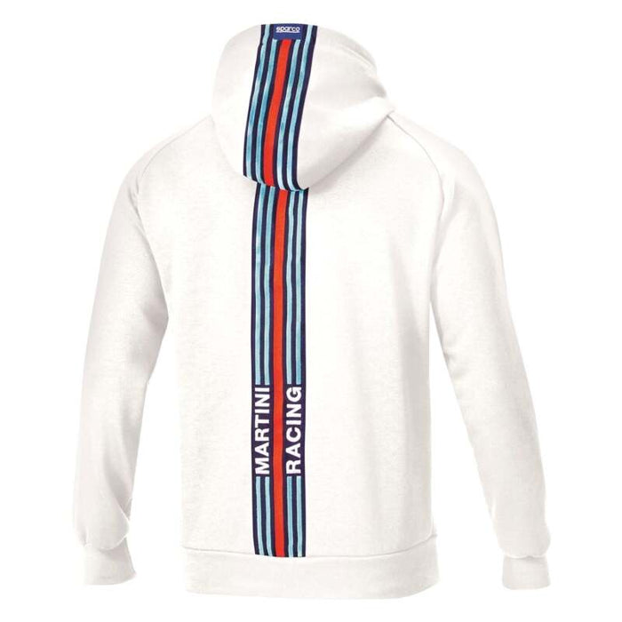 Sparco Martini Stripes Hoodie Medium - White